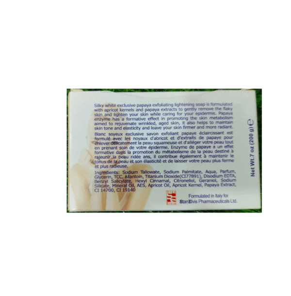 Silky White Papaya Soap - Image 2